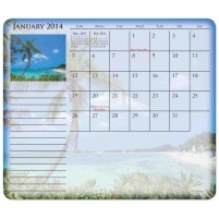 7.25x8.5" Beaches Mouse Paper Calendar Stock Theme 